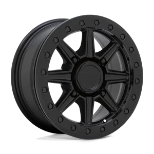Black Rhino Powersports – WEBB UTV BEADLOCK – Black – 14″x7″ 36mm – All weather Wheels – 1470WBB364136M06